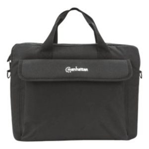 Manhattan London Laptop Bag 14.1", Top Loader, Accessories Pocket, Shoulder Strap (removable)